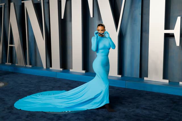  Kim Kardashian at the 2022 Vanity Fair Oscar Party (Getty images)