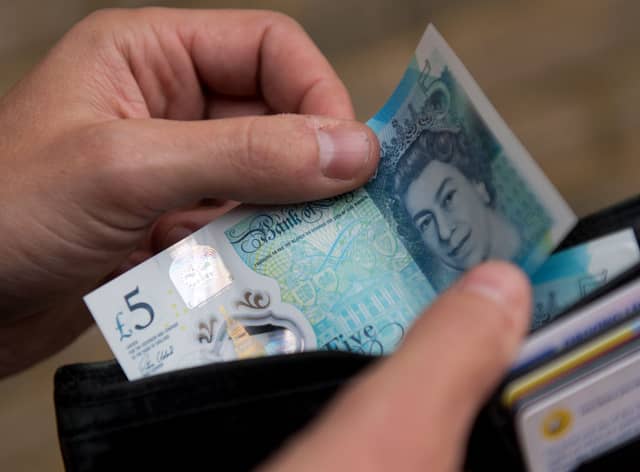 The value of the pound tumbled relative to the Dollar in August 2022 (image: AFP/Getty Images)