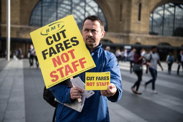 RMT members will walk out on 15 and 17 September as the pay, jobs and conditions dispute continues. (Credit: Getty Images)