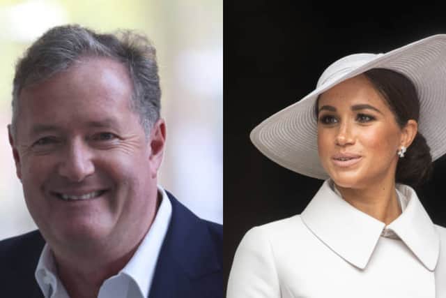 Piers Morgan has been openly critical of the Duchess for some time (Pics:Getty)