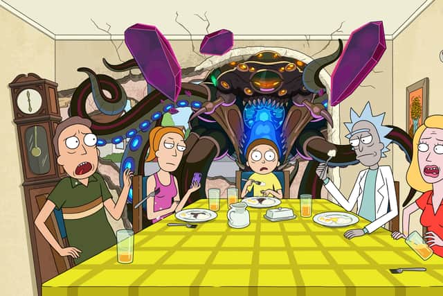 Rick and Morty will be returning to E4 for season 6 (Pic: Channel 4)