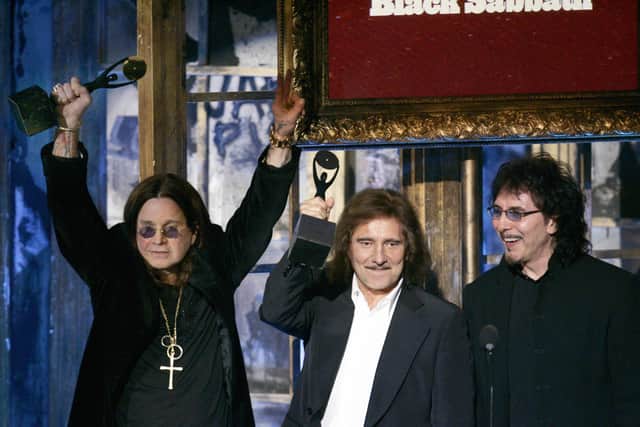 Black Sabbath were inducted into the Rock and Roll Hall of Fame in March 2006. (Getty Images)