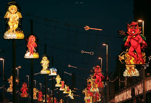 Blackpool Illuminations. (Photo by Peter Macdiarmid/Getty Images)
