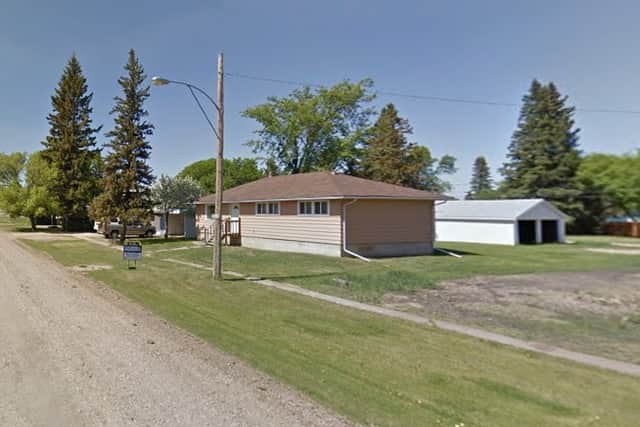 Main Street in Weldon, Saskatchewan, where some of the stabbings happened. Creidt: Google