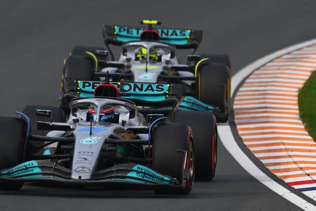 Russell outperformed teammate Hamilton after poor strategies from Mercedes garage