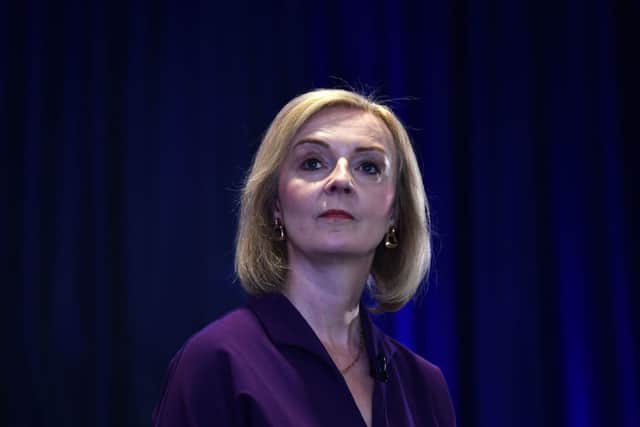 Ms Truss answered questions on abortion at a hustings event in Belfast. Credit: Getty Images