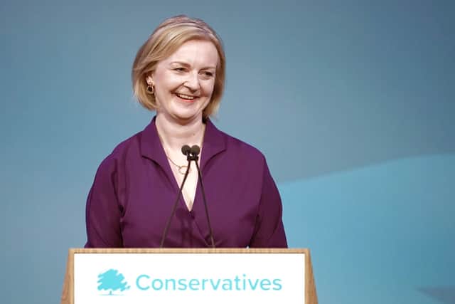 Liz Truss will give her first official speech as PM today (image: Getty Images)