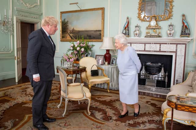 Questions over whether the Queen could get rid of a PM resurfaced when she was lied to by Boris Johnson (image: Getty Images)