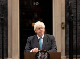 Boris Johnson today gave his final address as Prime Minister. Credit: Getty Images