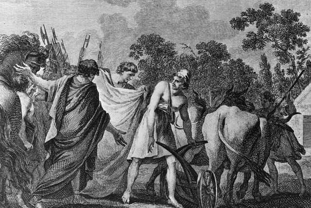 Cincinnatus is a classical figure from ancient Rome. Credit: Getty Images