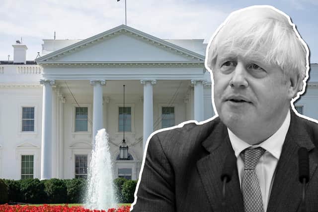 Could Boris Johnson swap Westminster for Washington DC? (Image: Getty / Adobe / Kim Mogg)