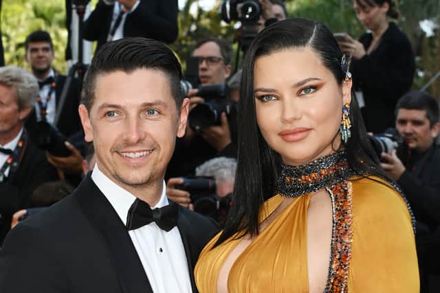 Adriana and Andre have chosen the name Cyan for their baby boy. 