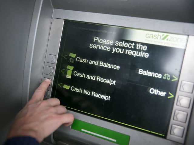Cash machines have been disappearing from UK high streets (image: Getty Images)