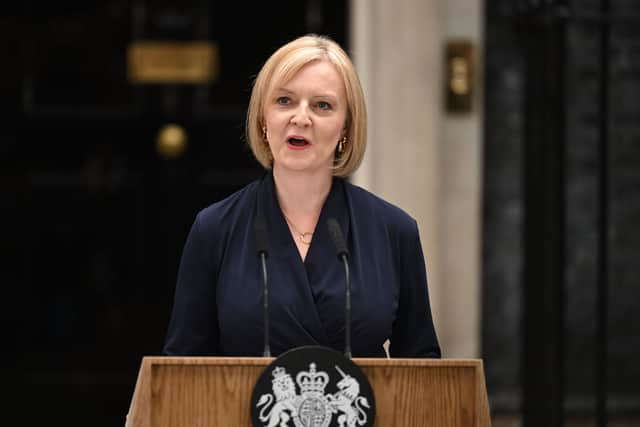 Liz Truss has made her first full speech as Prime Minister followng her appointment by the Queen. (Credit: Getty Images)