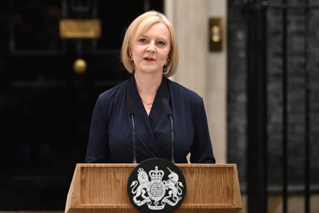 New Prime Minister Liz Truss said the UK could “ride out the storm” in her Downing Street speech (image: Getty Images)