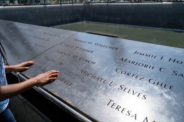 People visit The National September 11 Memorial & Museum on August 02, 2022 in New York City (Photo by Spencer Platt/Getty Images)
