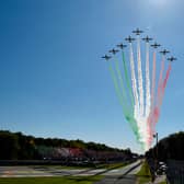 Monza circuit with Italian jets ahead of 2015 Formula 1 race