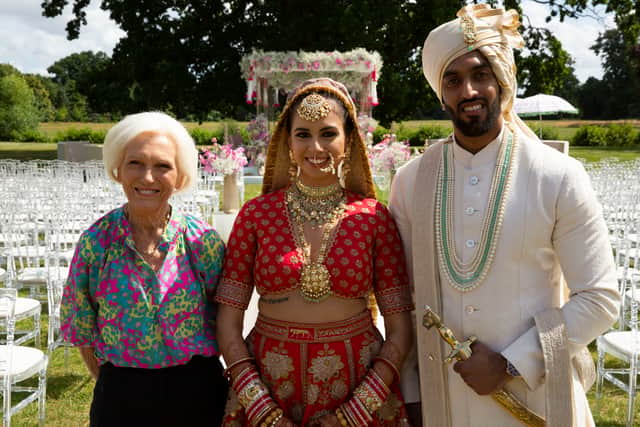 Mary Berry caters for an Indian wedding with 400 guests on the first episode of Cook and Share