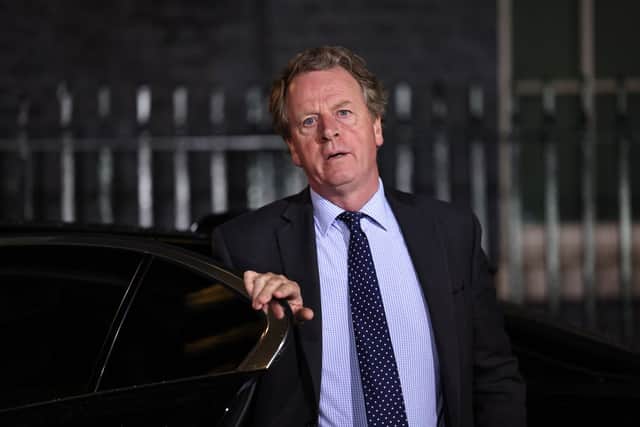 Alister Jack arrives at Downing Street on September 6, 2022 in London, England (Photo by Rob Pinney/Getty Images)