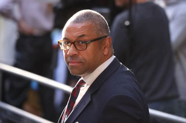 Foreign Secretary James Cleverly arrives in Downing Street for the first cabinet meeting after Liz Truss took office as the new Prime Minister on September 07, 2022 in London, England (Photo by Dan Kitwood/Getty Images)