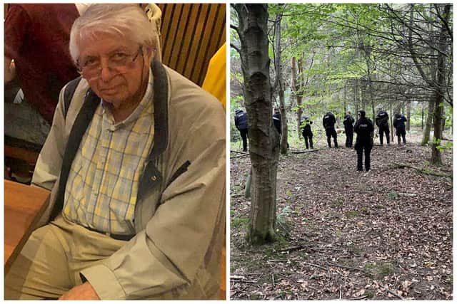 The body of retired teacher Peter Coshan was found in Northumberland.