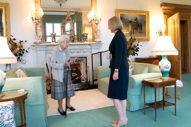 Queen Elizabeth invites Liz Truss to become Prime Minister and form a new government on September 6, 2022 in Aberdeen, Scotland. 