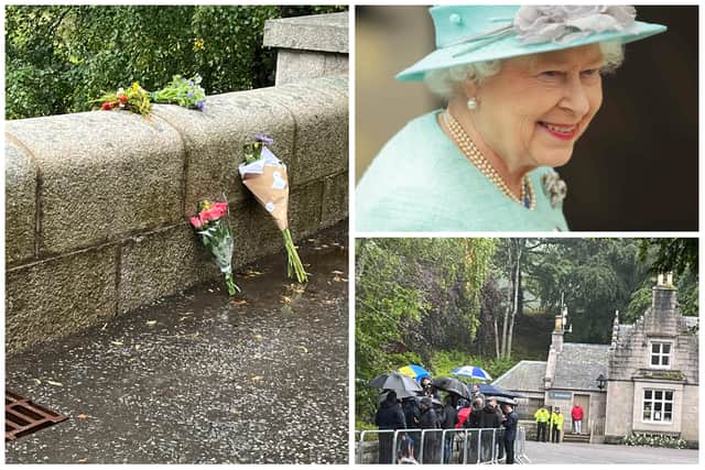 Mourners gathered at Balmoral to pay tribute to Queen Elizabeth II.