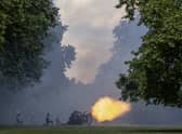A 96 gun salute will take place in Hyde Park on Friday. (Photo by Dan Kitwood/Getty Images)