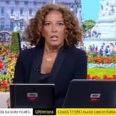 A presenter for Italy’s TG24 news programme struggled to keep her emotions at bay as she reported the death of the Queen.