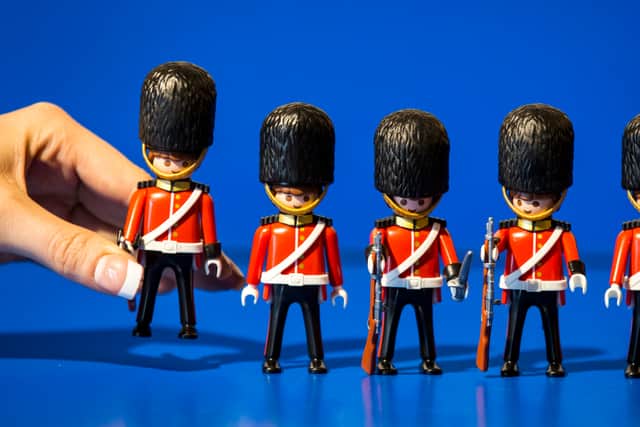Playmobil posted a photo of Queen Elizabeth's figurine toy with their tribute. 