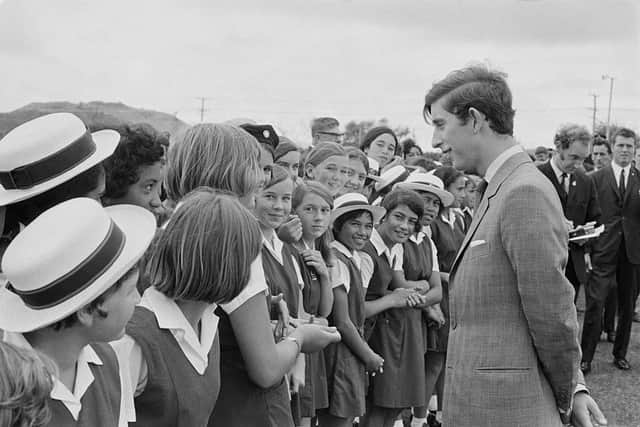 Prince Charles on a visit to New Zealand, in March 1970. Credit: Getty Images