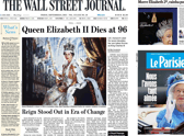 The world’s media has remembered Queen Elizabeth II, following her passing on 8 September 2022. (Credit: Twitter)