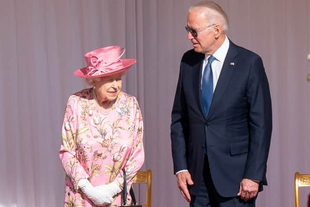  Queen Elizabeth II with US President Joe Biden (Getty Images)