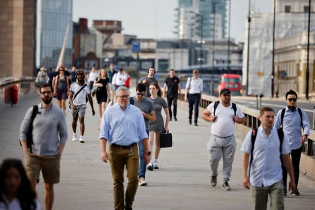 The UK economy staged a modest rebound in July and grew by 0.2% (Photo: Getty Images)