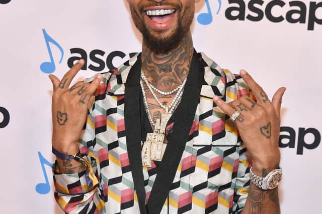 PnB Rock attends the 31st Annual ASCAP Rhythm & Soul Music Awards at the Beverly Wilshire Four Seasons Hotel on June 21, 2018 in Beverly Hills, California.  (Photo by Paras Griffin/Getty Images for ASCAP)