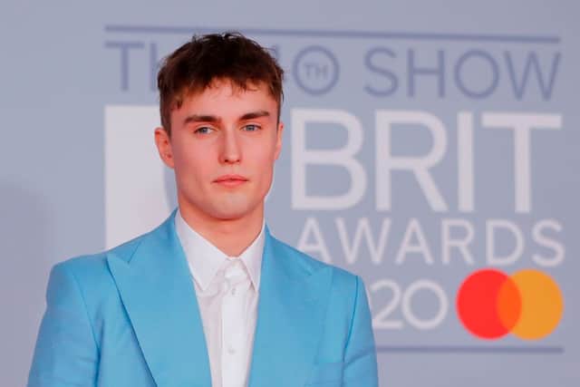 British singer-songwriter Sam Fender poses on the red carpet on arrival for the BRIT Awards 2020 in London on February 18, 2020. (Photo by TOLGA AKMEN/AFP via Getty Images)