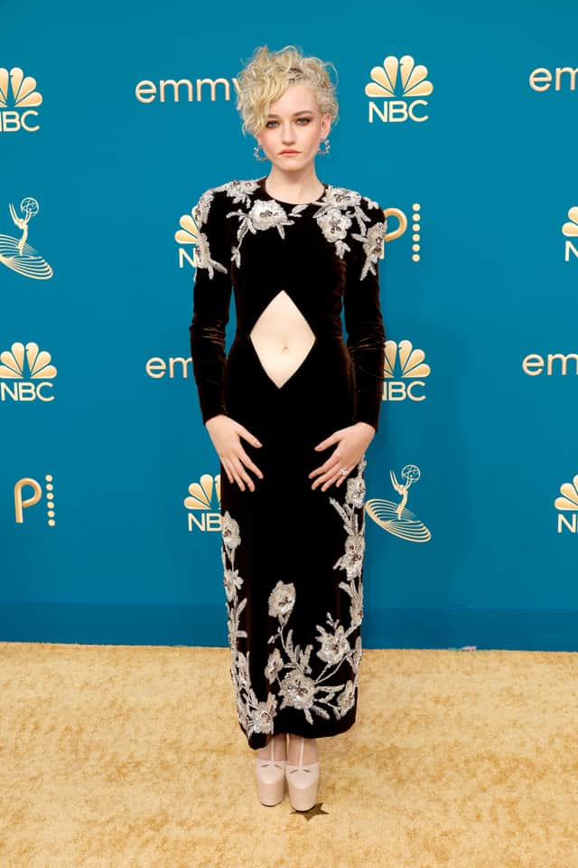 Julia Garner attends the 74th Primetime Emmys at Microsoft Theatre on 12 September 2022.