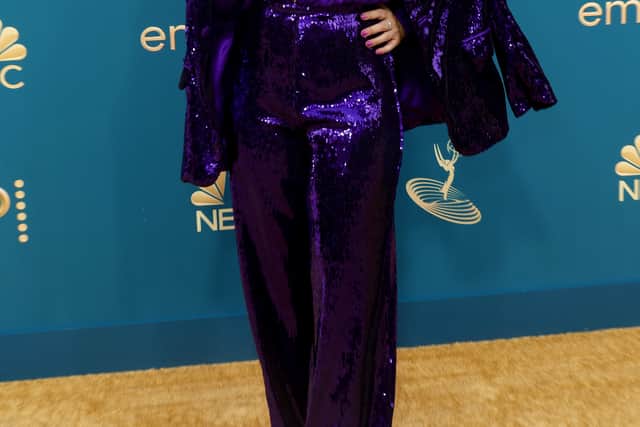 Sandra Oh attends the 74th Primetime Emmys at Microsoft Theatre on 12 September 2022.