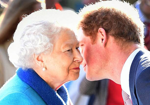 Prince Harry and the Queen were said to have a close relationship (Pic:Getty)