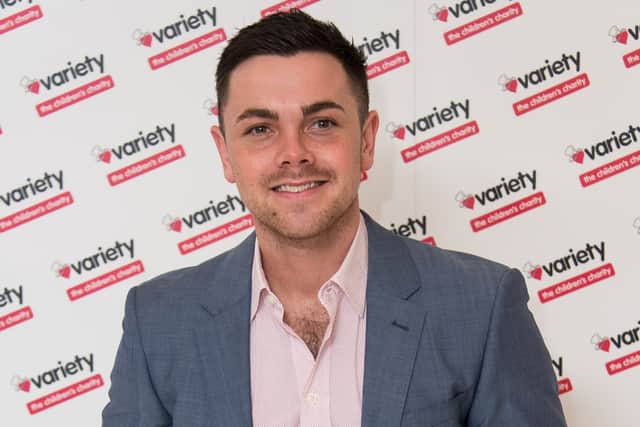 Ray Quinn attends a Torvill and Dean tribute lunch in aid of Variety in January 2016. (Photo by Ian Gavan/Getty Images)