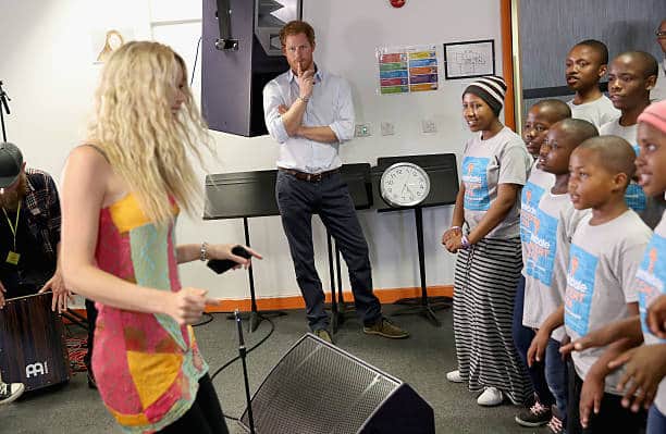 Joss Stone performed at a 2016 concert with the Basotho Youth Choir for Prince Harry’s charity (Pic:Getty)