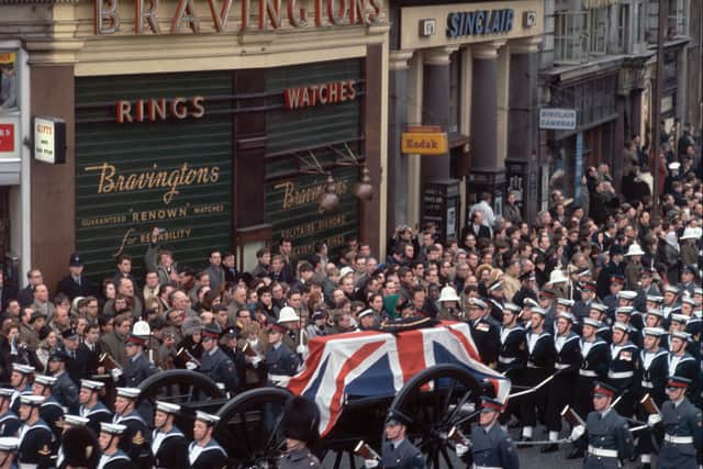 Winston Churchill’s state funeral in 1965 (Pic: Getty Images)