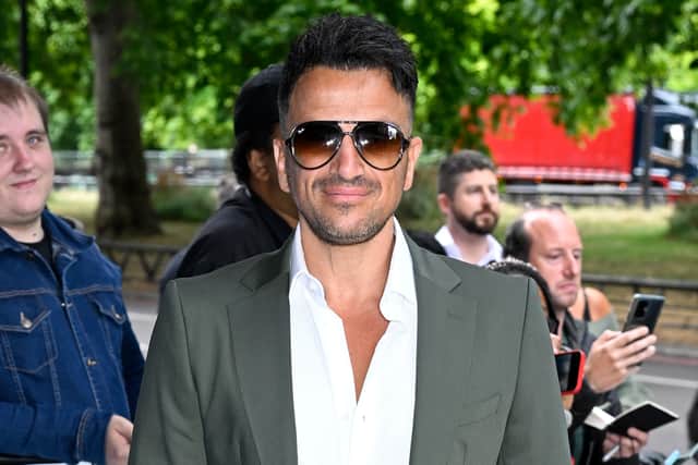 Peter Andre attends the TRIC awards at London’s Grosvenor House in July 2022. (Photo by Gareth Cattermole/Getty Images)