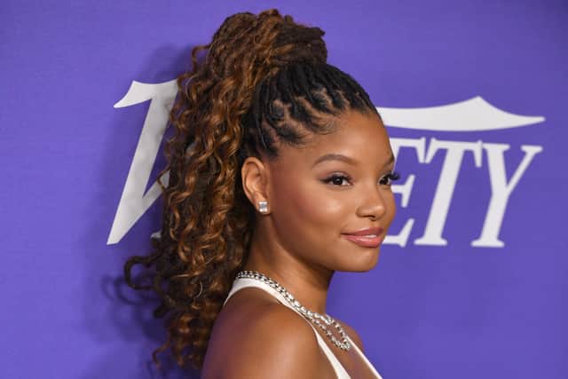 Halle Bailey is the first Black actress to play the Disney princess Ariel 