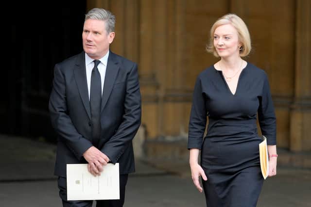 Keir Starmer, leader of the Labour Party, and Britain ‘s Prime Minister Liz Truss (Getty Images)