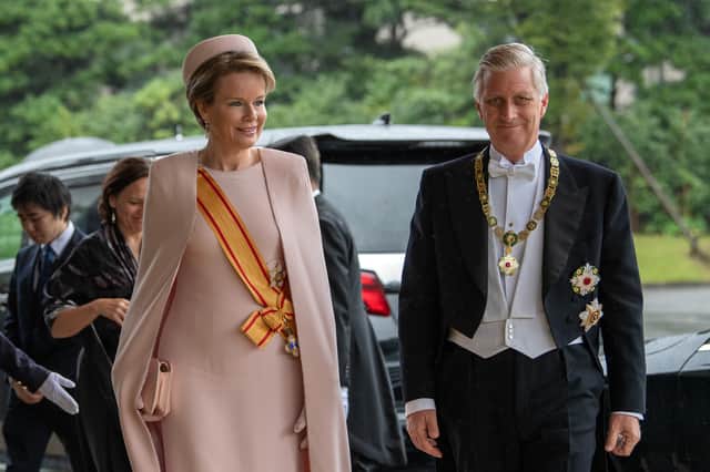 King Philippe of Belgium and Queen Mathilde of Belgium.