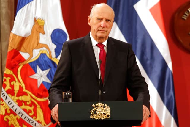 King Harald V of Norway.
