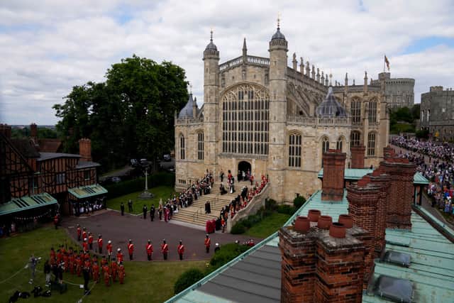 The Queen will be buried at St George’s Chapel in the grounds of Windsor Castle (image: Getty Images)