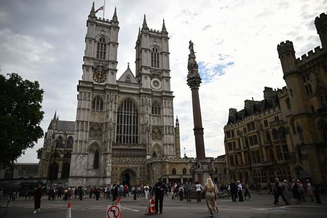 The Queen’s state funeral will take place at Westminster Abbey (image: AFP/Getty Images)