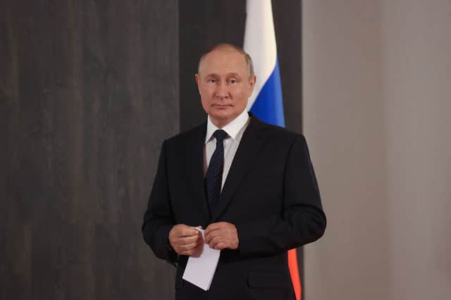 Putin’s power may be questioned following the recapture of the Kharkiv region by Ukrainian forces. (Credit: Getty Images)